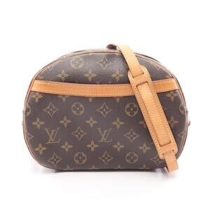Louis Vuitton Blois Shoulder Bag Canvas Leather Monogram Brown